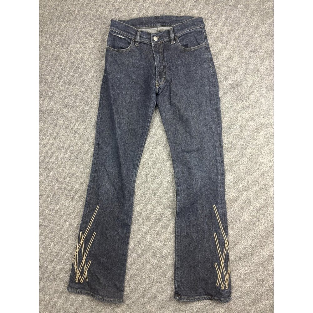 Diesel Fanker Jeans Womens 26 Blue Dark‎ Wash Mid Rise Straight 28x32 Denim